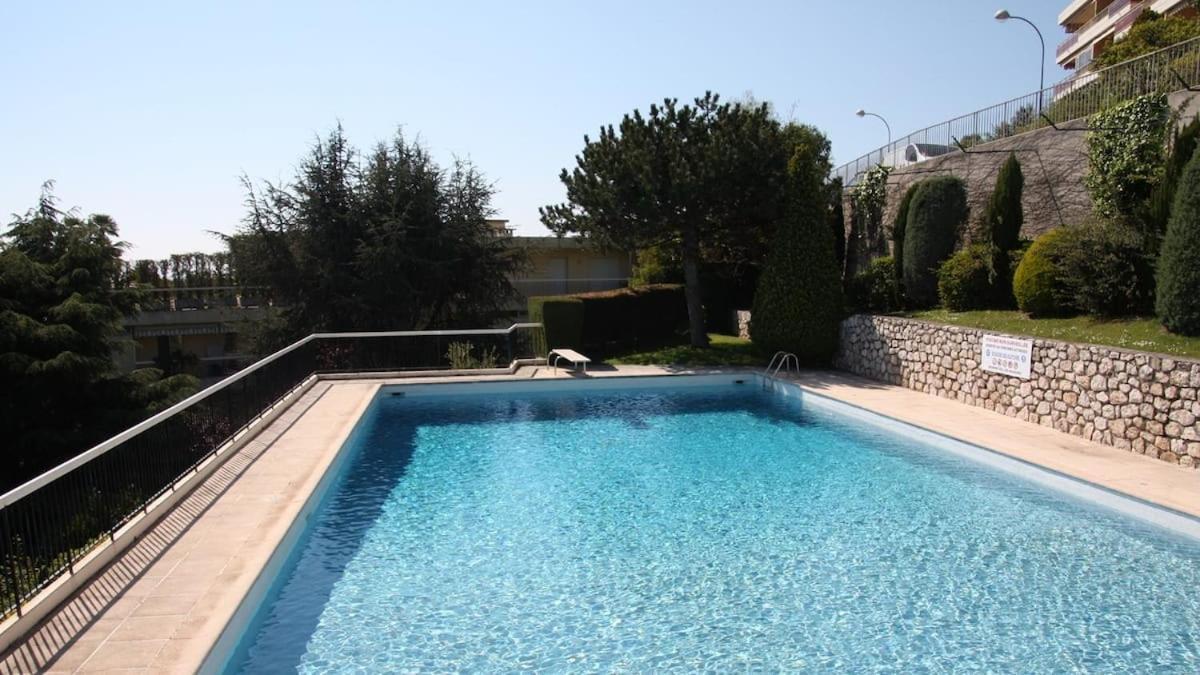 3 pièces vue mer et piscine quartier Parc Impérial Niza Exterior foto